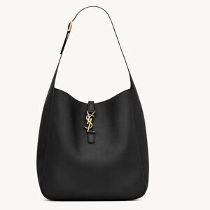 Saint Laurent Le 5 à 7 Supple Large Leather Hobo
